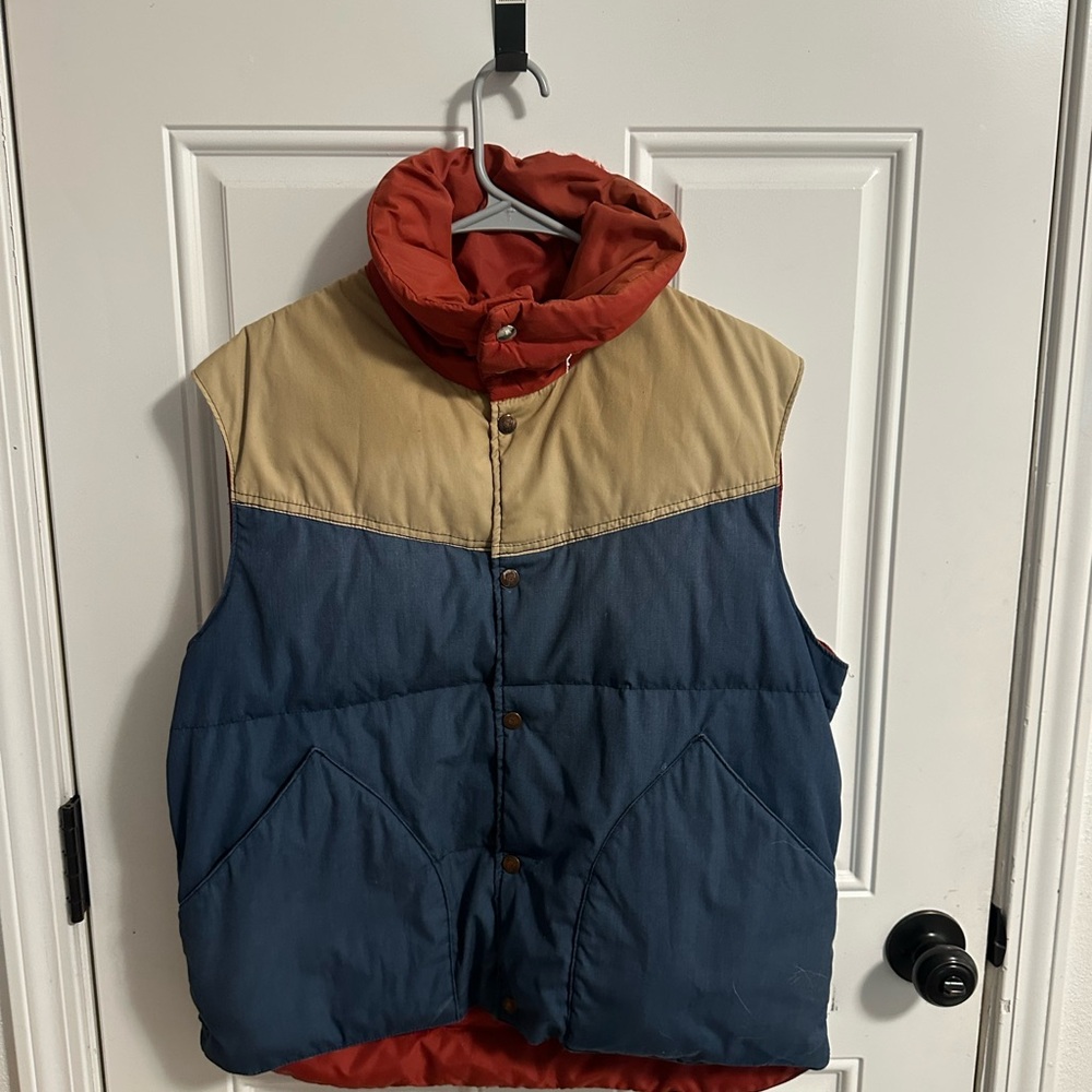 Colorblock Puffer Vest